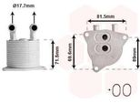 Van Wezel 59013711 - Radiatore Olio Oe 31437022 Per S60 Ii (134), V40 (525, 526), V60 I (155, 157), XC40 (536), XC60 (156)