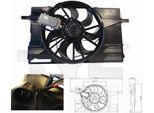 Tyc 838-0007 - Ventola Radiatore Oe 30671060 Per V50 (545), C30 (533), C70 Ii Cabriolet (542), S40 Ii (544)