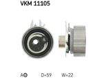 Skf Vkm 11105 - Oe 030 109 243 C Puleggia Tenditore, Cinghia Di Distribuzione Per Polo (6N)