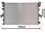 Van Wezel 58002232 - Oe 7H0121253G Radiatore, Raffreddamento Motore Per T5