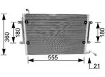 Mahle Ac 172 000S - Condensatore Aria Condizionata Oe 1H0820413 Per Golf Iii (1H), Golf Cabriolet (1E), Vento (1H)
