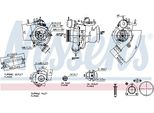 Nissens 93526 - Turbocompressore Oe 31380130 Per S60 Ii (134), V60 I (155, 157)