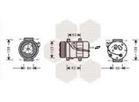 Van Wezel 5900K054 - Van Wezel 5900K054 - Compressore Aria Condizionata Oe 9166103 Per S80 I (184), XC90 I (275)