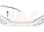 Van Wezel Modanatura/Protezione, Paraurti Cromato Anteriore Destro Per Vw T-Roc
