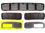 Van Wezel Griglia Di Ventilazione Paraurti Per Furgone Vw Caddy Ii (9K9A) Con Foro/Fori Per Fari Antinebbia