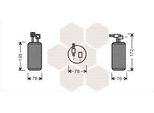 Van Wezel 5800D052 - Oe 701820191A Essiccatore Aria Condizionata Per T4