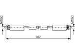 Bosch 1 987 476 856 - Tubo Freno Oe 4D0 611 707 D Per A8 (4D), Passat (3B)