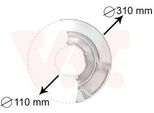 Van Wezel 5874371 - Oe 7D0407343B Piastra Di Ancoraggio, Asse Anteriore Sinistro Per T4