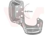 Van Wezel 3776372 - Oe 0543058 Piastra Di Ancoraggio, Asse Anteriore Destro Per Tigra (S93), Combo (71)