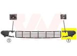 Van Wezel 5878591 - Griglia Di Ventilazione Oe 7M0853683B01C, Sinistra Per Galaxy (Wgr), Alhambra (7V), Sharan (7M)