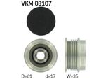 Skf Vkm 03107 - Oe 022 903 119 B Puleggia Dell'alternatore Per A4 (8E), A6 (4B), A4 (8D), Superb I (3U), Passat (3B)