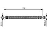 Bosch 1 987 476 677 - Oe 4806 69 Tubo Freno Per 306