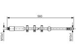 Bosch 1 987 481 290 - Tubo Freno Oe 4806 A3 Per 406