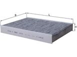 Mahle Lak 814 - Filtro Aria Abitacolo Oe 6479K9 Per 508 (8E), 508 (8D)