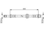 Bosch 1 987 481 676 - Oe 2E0 611 707 E Tubo Freno Per Crafter (2F), Crafter (2E)