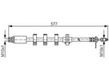 Bosch 1 987 476 810 - Oe 4806 80 Tubo Freno Per 406