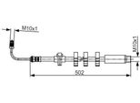 Bosch 1 987 481 264 - Oe 4806 89 Tubo Freno Per 406