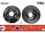 Trw DF2781 - Disco Freno Oe 4246 T6 Per 406