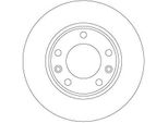 Trw DF6910 - Oe 16 107 619 80 Disco Freno Per 308 Ii, 308 Sw Ii