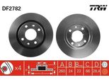 Trw DF2782 - Disco Freno Oe 4246 L9 Per 406