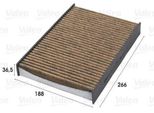 Valeo 701000 - Filtro Aria Abitacolo Oe 1616959380 Per 508 (8D), 508 (8E)