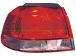 Prasco VG0384173 - Oe 5K0945096E Fanale Posteriore Destro, Parte Esterna Per Golf Vi