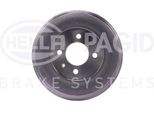 Hella 8DT 355 301-691 - Oe 191609617 Tamburo Del Freno Per Golf Iii (1H)
