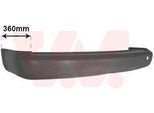 Van Wezel 5867540 - Paraurti Posteriore Oe 2K08074177G9 Per Caddy Iii (2C, 2K)
