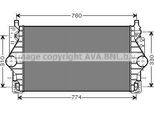 Prasco VN4246 - Intercooler Oe 7D0145805 Per T4