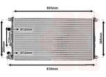 Van Wezel 43002322 - Oe 4414972 Radiatore, Raffreddamento Motore Per Movano (X70)