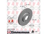Zimmermann 440.3111.20 - Disco Freno Per Combo (K9), 407, 407 Sw (6D, 6E), 508 (8D), 508 (8E), 607 (9D, 9U)