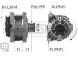 Era 210507A - Alternatore Oe 5702 H0 Per Berlingo, Jumper, Jumpy (U6U), Jumpy (VF7), Jumpy (B), Ducato, 207 Sw (Wk), Boxer, Expert (222), Expert (Vf), Partner, Partner (5, G), Partner Tepee