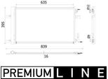 Mahle Ac 900 000P - Oe 13397302 Condensatore Aria Condizionata Con Essiccatore Per Zafira Tourer C, Cascada (W13), Astra J