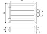 Valeo 812118 - Scambiatore Di Calore Oe 1618049, Riscaldatore Per Vectra B (J96)