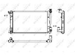Nrf 53394 - Oe 164000H180 Radiatore, Raffreddamento Motore Per Avensis (T25)