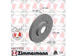 Zimmermann 440.3111.52 - Disco Freno Per 407, 407 Sw (6D, 6E), 508 (8D), 508 (8E), 607 (9D, 9U)
