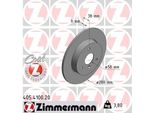 Zimmermann 405.4100.20 - Disco Freno Per Cabrio (450), City-Coupe (450), Crossblade (450), Fortwo Cabrio (450), Fortwo (450), Roadster (452)
