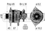 Era 210131A - Alternatore Oe R1 530 065 Per Astra G, Combo, Combo Tour, Corsa C (X01), Meriva (X03)