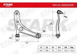Stark SKCA-0050205 - Oe 48069 09015 Braccio Di Controllo Per Yaris (P1), Yaris (P9), Yaris Verso (P2)