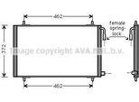 Prasco PE5191 - Condensatore Aria Condizionata Oe 6455W6 Per 206 (2A/C), 206 (2E/K), 206 Van, 206 Cc (2D)