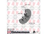 Zimmermann 180.3022.00 - Disco Freno Per C4 (La), C4 I (Lc), 207 (Wa, Wc), 207 Cc (Wd), 307, 307 Cc (3B), 307 Sw (3H)