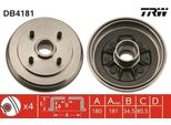 Trw DB4181 - Tamburo Freno Oe 42403 19085 Per Starlet (P9)
