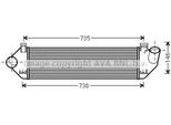 Prasco VOA4134 - Intercooler Oe 30665966 Per C30 (533), C70 Ii Cabriolet (542), S40 Ii (544), V50 (545)