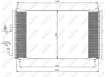 Nrf 35378 - Condensatore Aria Condizionata Oe 6453JA Per 406