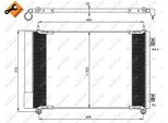 Nrf 35899 - Condensatore Aria Condizionata Oe 6455CW Con Essiccatore Per 206 Cc (2D), 206 (2A/C), 206 Sw (2E/K)