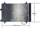 Mahle Ac 315 000S - Condensatore Aria Condizionata Oe 6455AA Con Essiccatore Per 307, 307 Cc (3B), 307 Sw (3H)