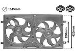 Van Wezel 5875749 - Ventola Radiatore Oe 7D0121206D Per T4