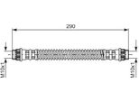Bosch 1 987 476 702 - Oe 77 00 834 863 Tubo Freno Per Megane I, Scenic I, Megane Scenic