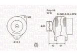 Magneti Marelli 063732126010 - Alternatore Per Verso (R2), Avensis (T27), Auris (E18), Auris (E15)