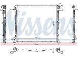 Nissens 606982 - Radiatore Oe 2N0121253A, Raffreddamento Motore Per Grand California (Sc), Crafter (Sx, Sy), Crafter (Sz)